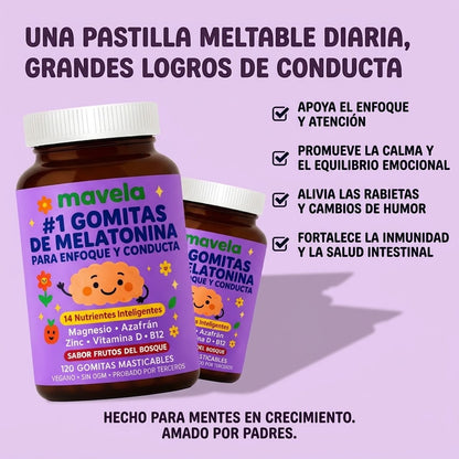 Mavela niños | Gomitas de melatonina