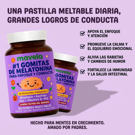 Mavela niños | Gomitas de melatonina
