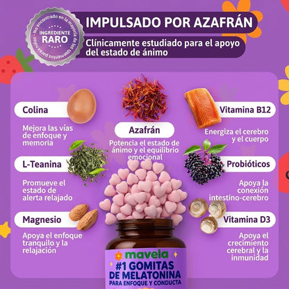 Mavela niños | Gomitas de melatonina